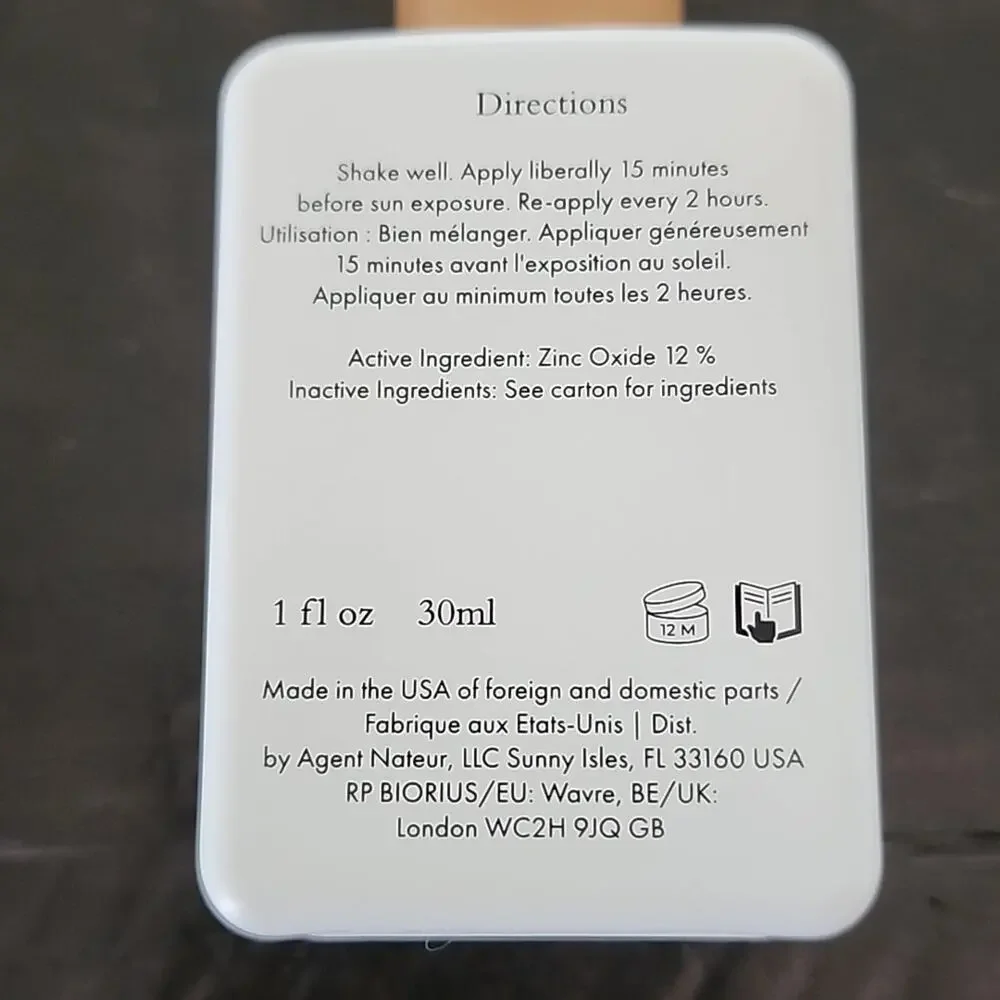 AGENT NATEUR Holi (Sun) Dewy Tinted Skin Drops SPF 50 Almond Shade 1 oz